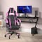 Flash Furniture Purple LeatherSoft Gaming Chair with Skater Wheels CH-00288-PR-RLB-GG - alternate 1